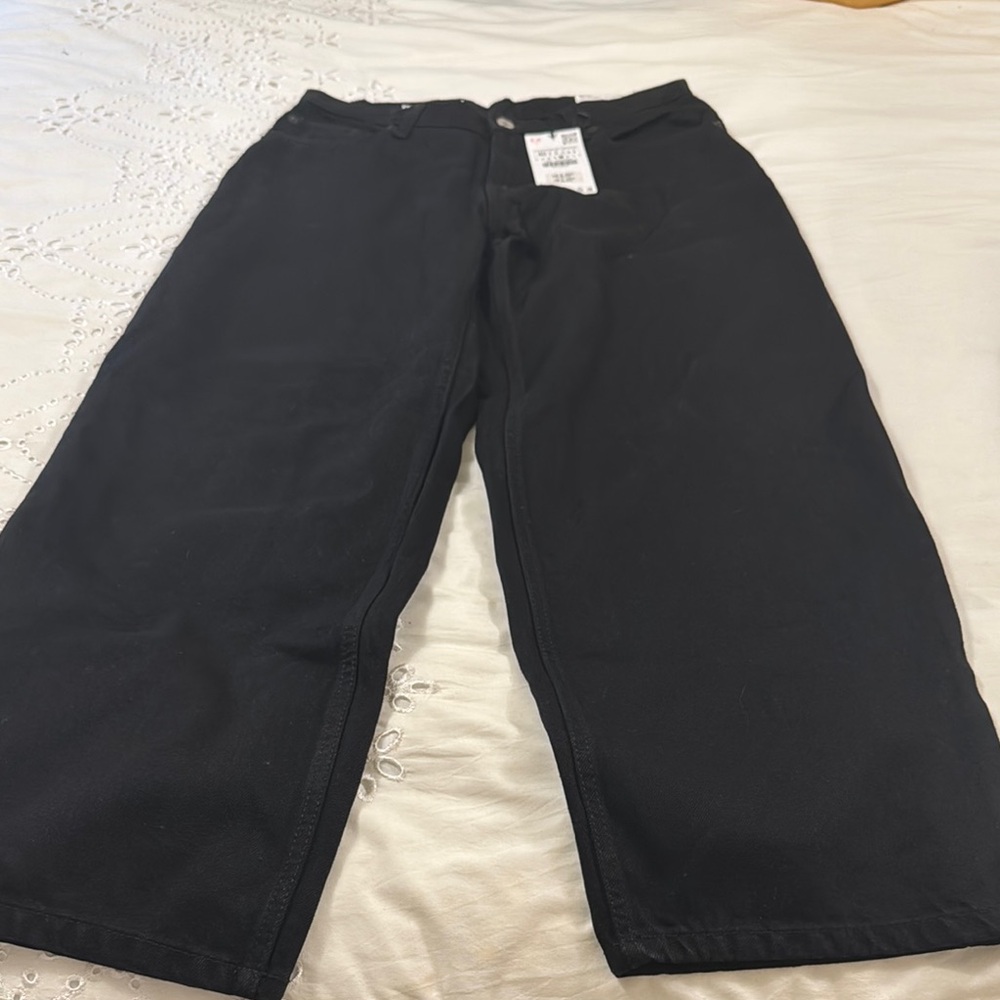 Zara Black Flare & Wide Leg Jeans